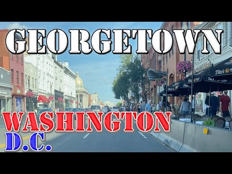 Georgetown - Washington DC - 4K Neighborhood Drive