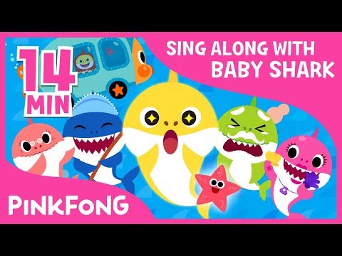 The Shark Family and more | Sing along with baby shark | Pinkfong Songs for Children