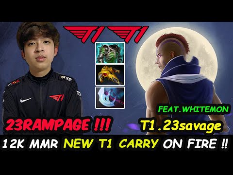 23savage Anti Mage 12K MMR NEW T1 Carry Feat Whitemon Best Duo Rampage Stomp Pub Dota 2 pro Gameplay