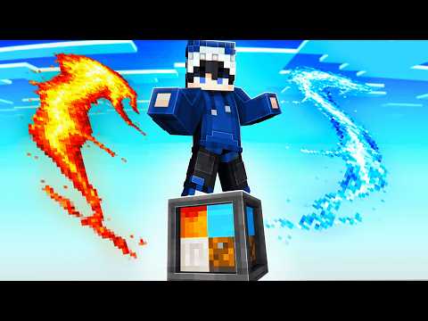 Minecraft ONE BLOCK, but with ELEMENTS...