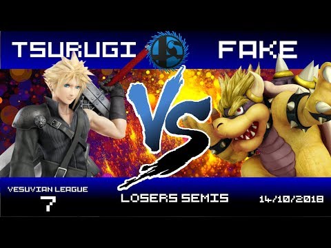 Vesuvian League VII - Tsurugi (Cloud) vs Fake (Bowser) - Losers Semis