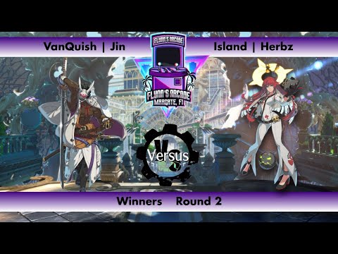 Flynn's Arcade 081 Winners Round 2 - VanQuish | Jin (Nagoriyuki) VS Island | Herbz (Jack-O) GGST