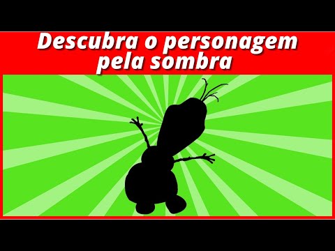 Quiz – Descubra o Personagem pela Sombra – O que é o que é? – DPS003