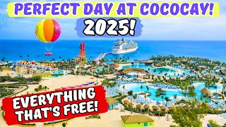 WHAT’S FREE AT ROYAL CARIBBEAN COCOCAY 2025 | EVERYTHING YOU NEED TO KNOW | FOOD DRINKS | TOUR!