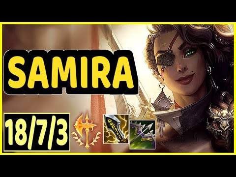 ✅SAMIRA VS VAYNE - 18/7/3 KDA ADC GAMEPLAY CHALLENGER I✅