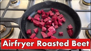 BEETROOT ROASTED IN AIRFRYER | ROASTED BEET RECIPE | HOW TO ROAST BEETROOT| COOKING BEETS CHUKANDAR