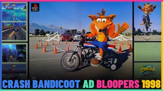Crash Bandicoot Commercial Bloopers From 1998.