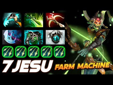 7jesu Medusa Farm Machine - Dota 2 Pro Gameplay [Watch & Learn]