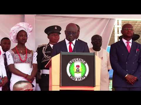 SENATOR MONDAY OKPEBHOLO, DENNIS IDAHOSA TAKE OATH OF OFFICE AS GOVERNOR AND DEPUTY GOV OF EDO STATE