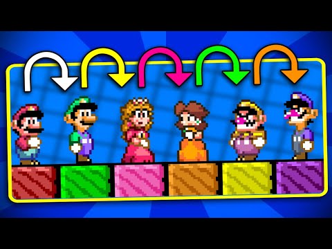 Unleash the Fun: Mario's 6 Character Switch with Special Moves!