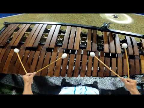 BLUECOATS 2022 CENTER MARIMBA HEADCAM || Riffs & Revelations
