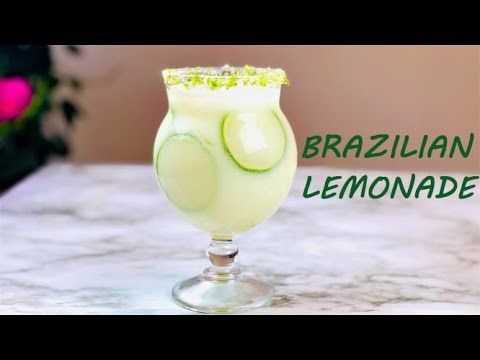 How To Make Brazilian Lemonade | Easy Brazilian Lemonade / Limeade