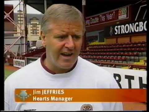 Mallorca v Hearts Goalposts Fiasco  STV News Clip 1998