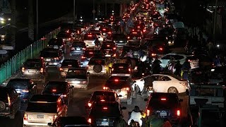 İsrail'in Hizbullah'ı vurmasının ardından Beyrut'un güneyinde kitlesel kaçış