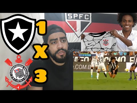 REACT | BOTAFOGO 1 X 3 CORINTHIANS | WILLIAN JOGOU DEMAIS