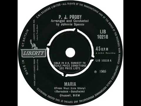 UK New Entry 1965 (303) P.J. Proby - Maria