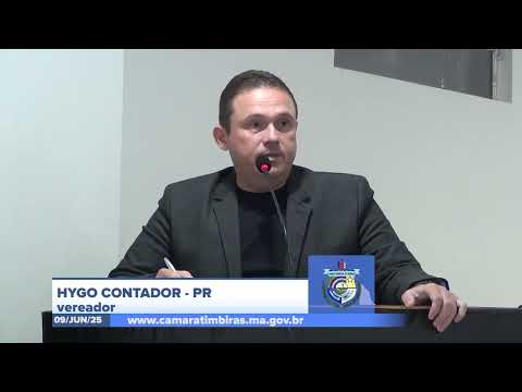  SESSÃO DIA 09/06/2025 – I PRONUNCIAMENTO DO VEREADOR HYGO CONTADOR