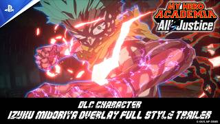MY HERO ACADEMIA All's Justice - Bande-annonce du DLC Izuku Midoriya Overlay intégral | PS5