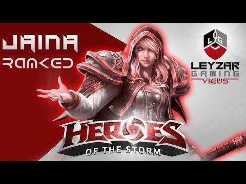 Heroes of the Storm Ranked Gameplay - Jaina on Sky Temple (HotS Hero League)