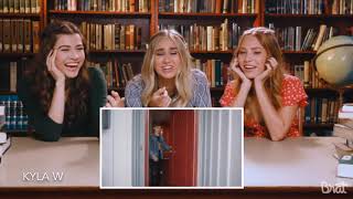 Total Eclipse Cast Reacts To Jadia (Johnny Orlando and Nadia Turner) Kiss video