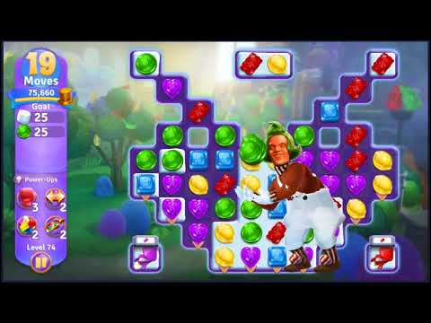 Willy Wonkas Sweet Adventure Level 74 - NO BOOSTERS 🍫 | SKILLGAMING ✔️