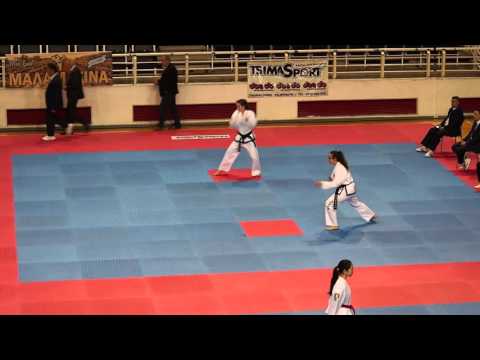 Elisabeth Caravaca Del Rio (SPA) v Caoimhe Keogh (IRL) - Junior Female II Dan Tul (better quality)