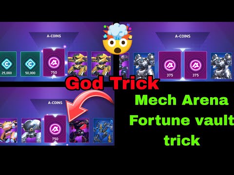 Mech Arena - Mech Arena fortune vault trick - mech arena new fortune vault trick #mecharena #acoins