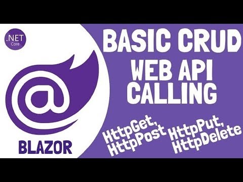 Blazor Basic CRUD Operation | Web API Calling | ASP NET Core