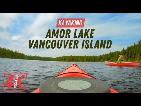 3 Hours Virtual Kayaking on Amor Lake, Canada - 4K Scenic Nature Video for Indoor Paddling Exercises