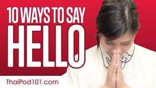 10 Ways to Say Hello in Thai