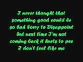 Lost in Kostko - Sorry To Disappoint Lyrics 