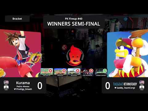 Kurama (Sora) vs Zaddy (King Dedede) - PK Fireup #40 Winners Semi Finals