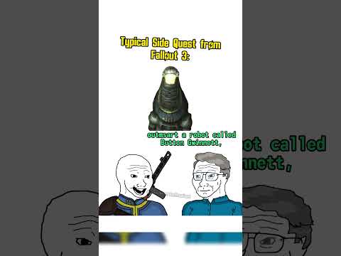 Typical Side quest in fallout 3: obtaining the decleration of independence #fallout #memes #shorts