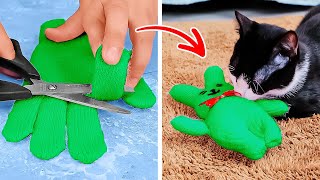 🐾✨ THE BEST DIY PET TOYS YOU'LL EVER MAKE!