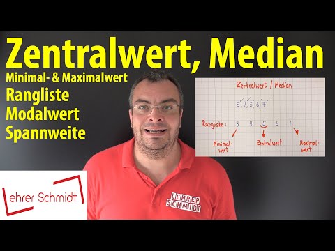 Central value - Calculate median | Ranking, range, mode | Lehrerschmidt