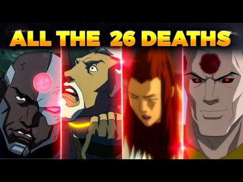 All 26 Deaths In Justice League: The Flashpoint Paradox Movie!