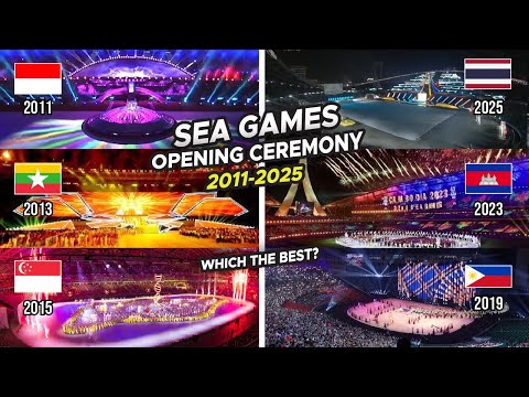 FULL COMPARE! OPENING CEREMONY SEA GAMES 2011-2025 (8 Editions)