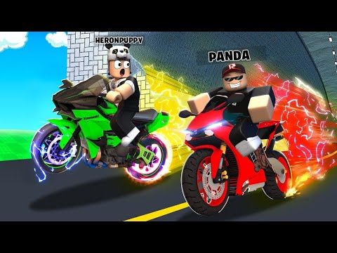 We Acted Like Noobs in the Bike Game, But Then We Got the FASTEST Bike! - Roblox