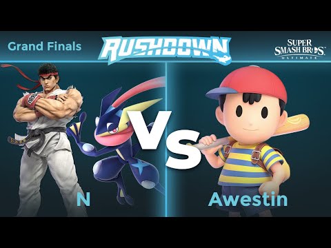 Rushdown 27 - HMO | N (Ryu, Greninja) vs TLOC | Awestin (Ness) Grand Finals - SSBU