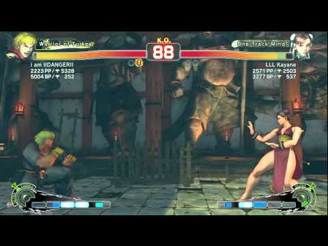 SSF4-AE: i am llDANGERll [Ken] VS Kayane [Chun-Li]