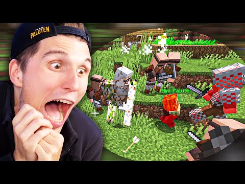 Dorfbewohner töten Mini Paluten | Minecraft VILLAGER MOD