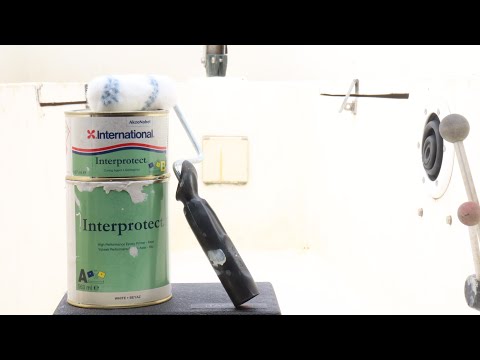 How to Use Interprotect Epoxy Paint - Episode 16 - DIY Free Sailboat Refit