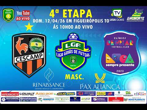 LIGA GOIÁS 2026 - GOV. CAMPINORTE CESCAMP XRECRIAR FC PORANGATU - MASC