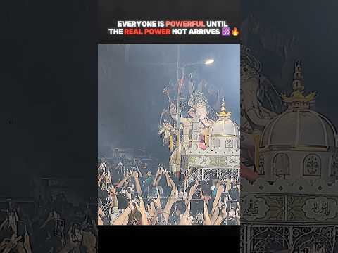 || EVERYONE IS POWERFUL UNTIL THE REAL POWER IS NOT ARRIVES 🕉️🔥|| #jaysanatandharma #ganpati