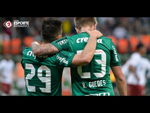 Melhores Momentos - Palmeiras 3 x 1 Fluminense - Campeonato Brasileiro (10/06/2017)