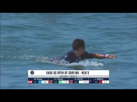Vans US Open of Surfing - Men's, Men's Qualifying Series - Round 1 heat 6