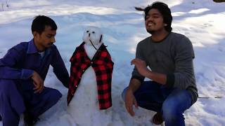 Making a Snowman | Sharda kashmir