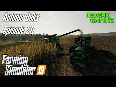 FS19 Timelapse - Autumn Oaks (Cows) #20 - Wrapping up harvest, more Courseplay!