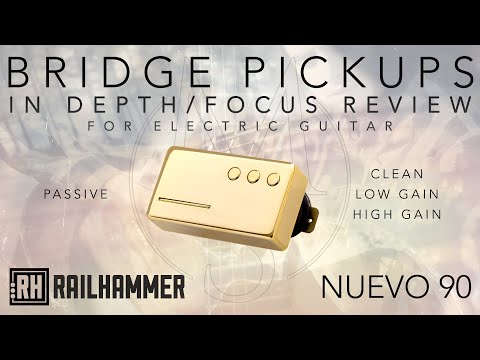Railhammer NUEVO 90 - Guitar Pickup In-Depth Full Demo Review (bridge)