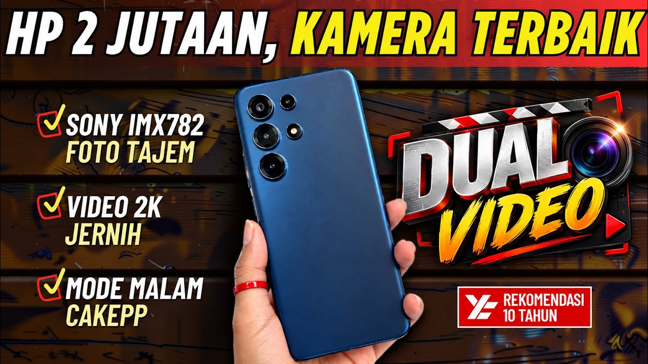 TOP 5 HP 2 JUTAAN (KAMERA TERBAIK) EDISI OKTOBER 2026